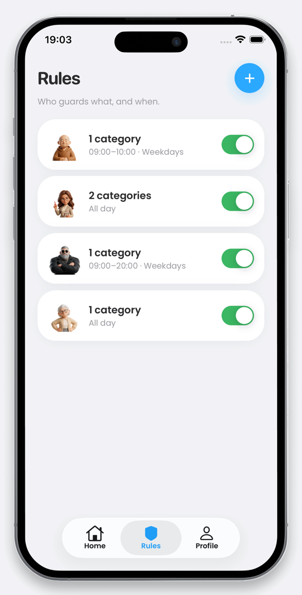 Assign a guard to every app